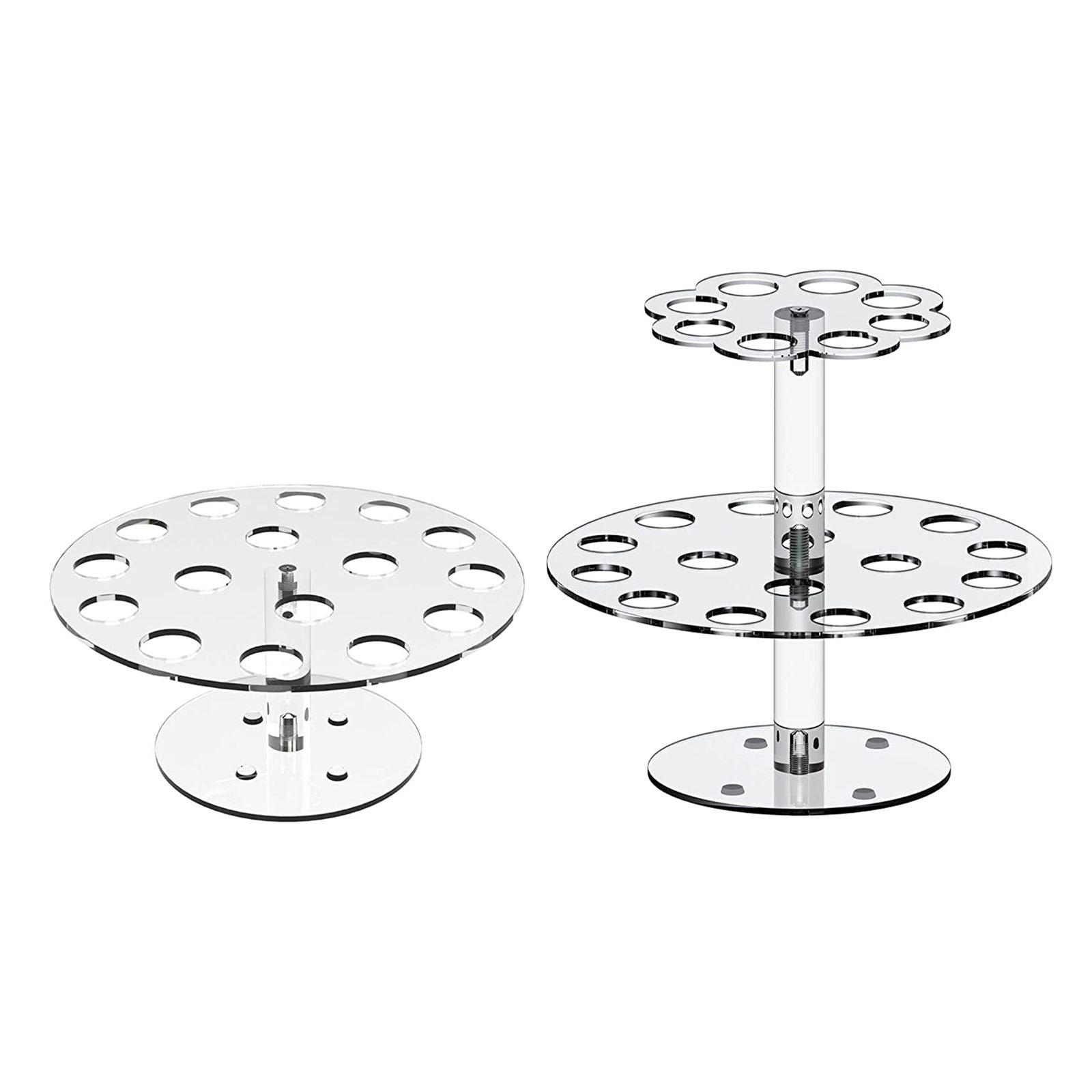 Acrylic Ice Cream Cone Bracket Popcorn Cone Display Rack
