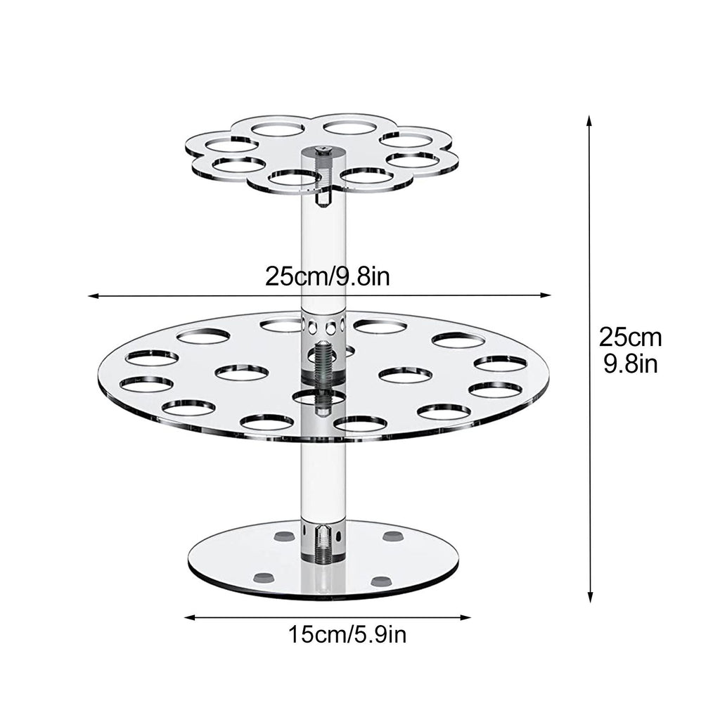 Acrylic Ice Cream Cone Bracket Popcorn Cone Display Rack