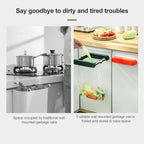 Foldable Plastic Bag Stand for Trash Can Stand Wall Mounted Garbage Bag Stand