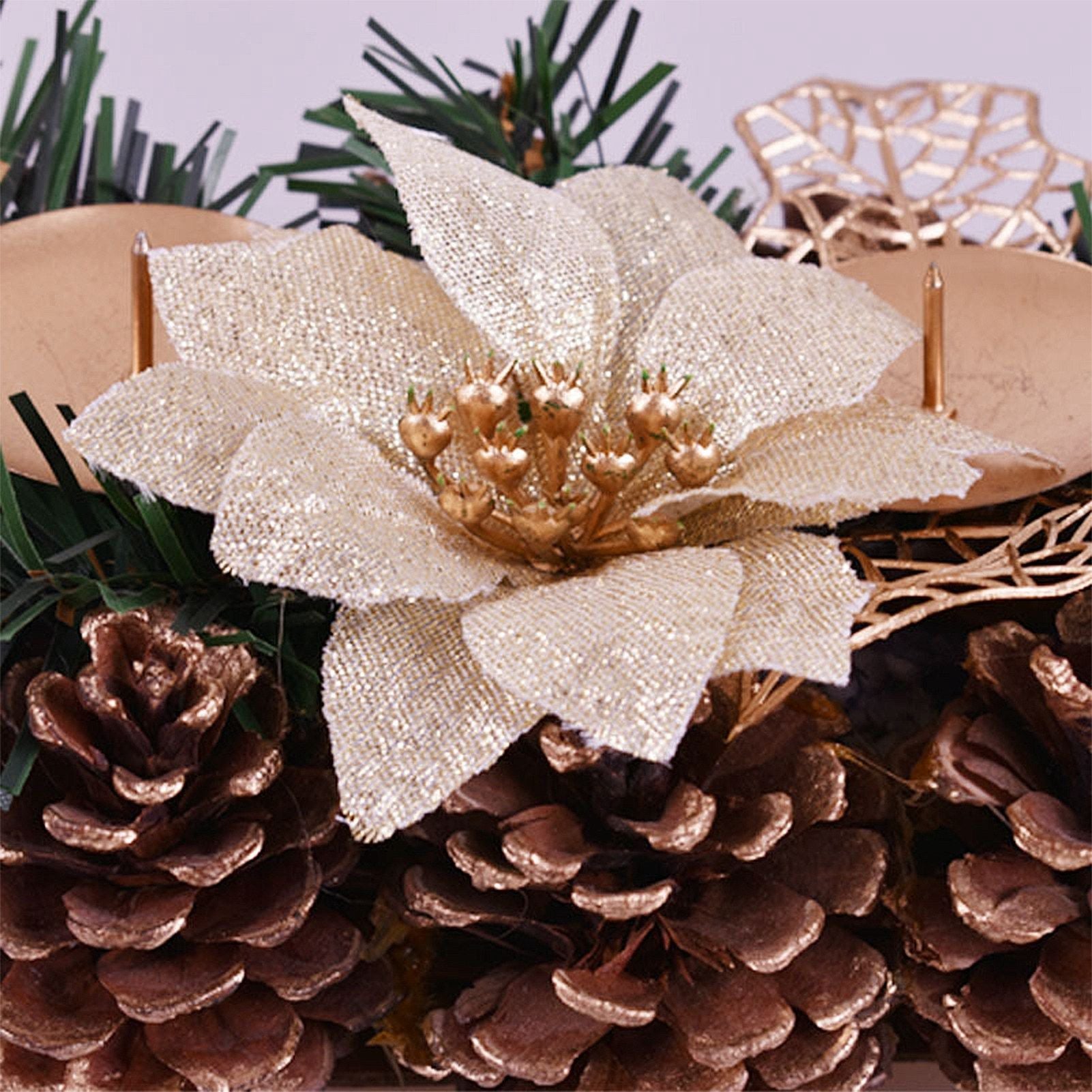 Christmas Decorations Candlesticks Christmas Table Centerpiece