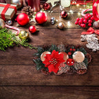 Christmas Decorations Candlesticks Christmas Table Centerpiece