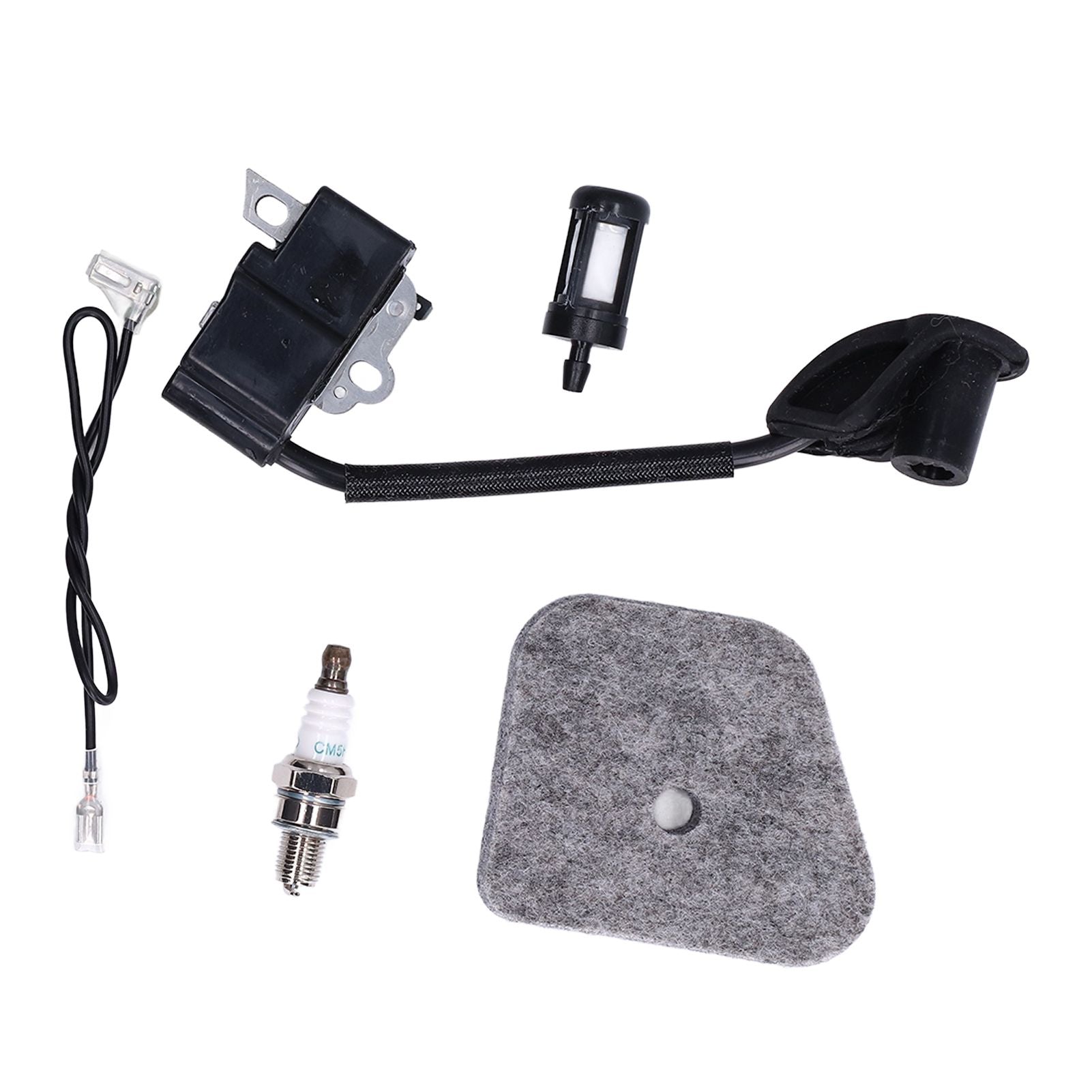 Ignition Coil Module Sponge Spark Plug Oil Filter Suitable for Stihl FS90R FS100R Trimmer High Pressure Package