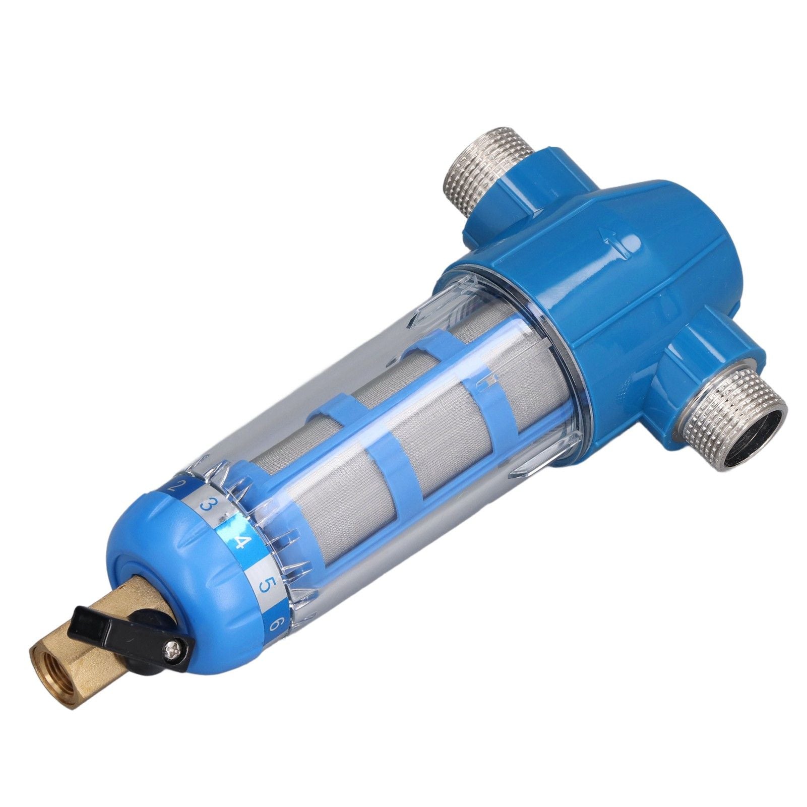 G3/4 External Thread Backwash Filter Sediment Pipe Filter Water Purification Filter for Home Farm