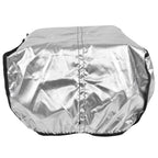 Bike Basket Cover Black Snow Defence Waterproof Dustproof Lightweight Reflect Light Bike Basket Liner