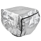 Bike Basket Cover Black Snow Defence Waterproof Dustproof Lightweight Reflect Light Bike Basket Liner
