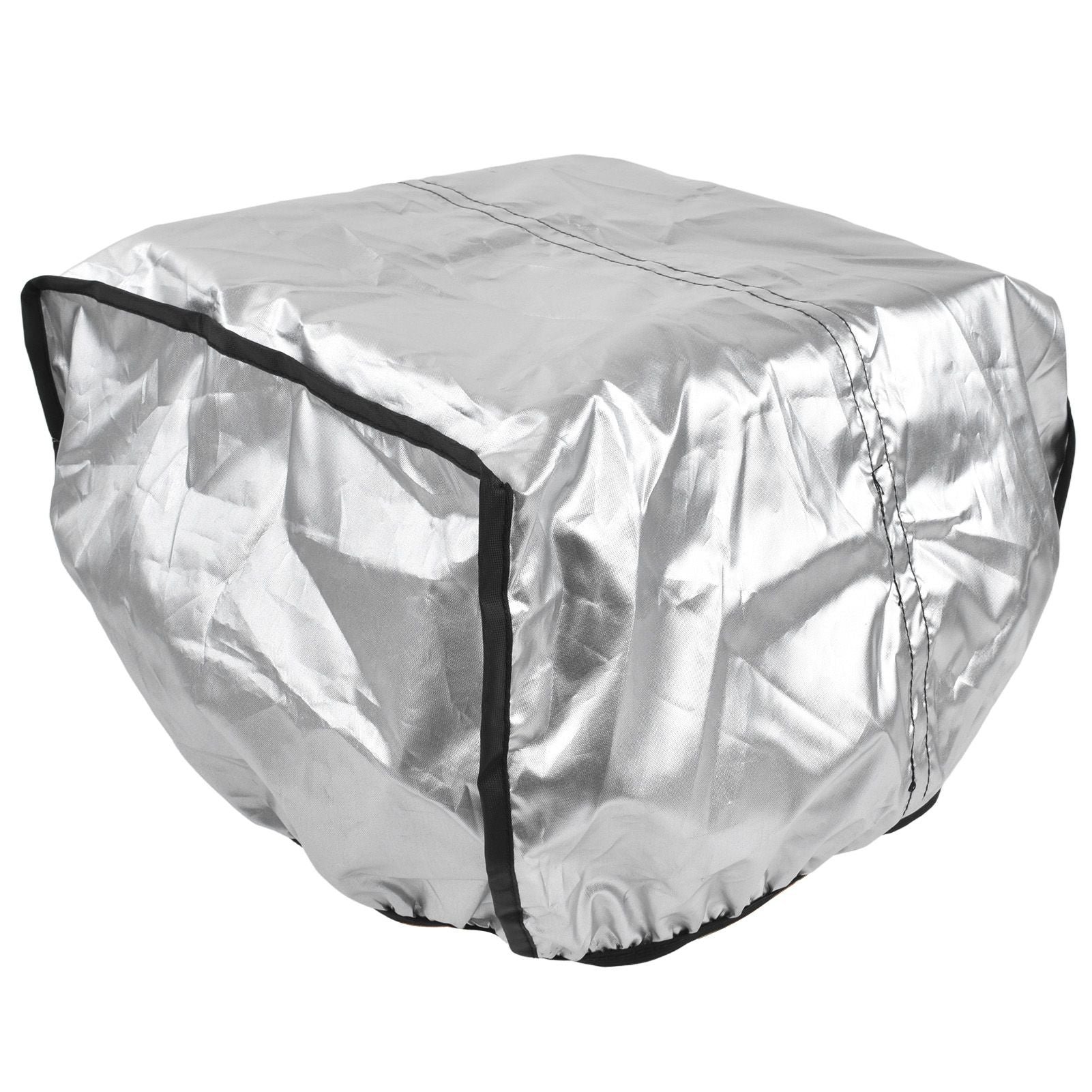 Bike Basket Cover Black Snow Defence Waterproof Dustproof Lightweight Reflect Light Bike Basket Liner