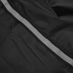 Bike Basket Cover Black Snow Defence Waterproof Dustproof Lightweight Reflect Light Bike Basket Liner