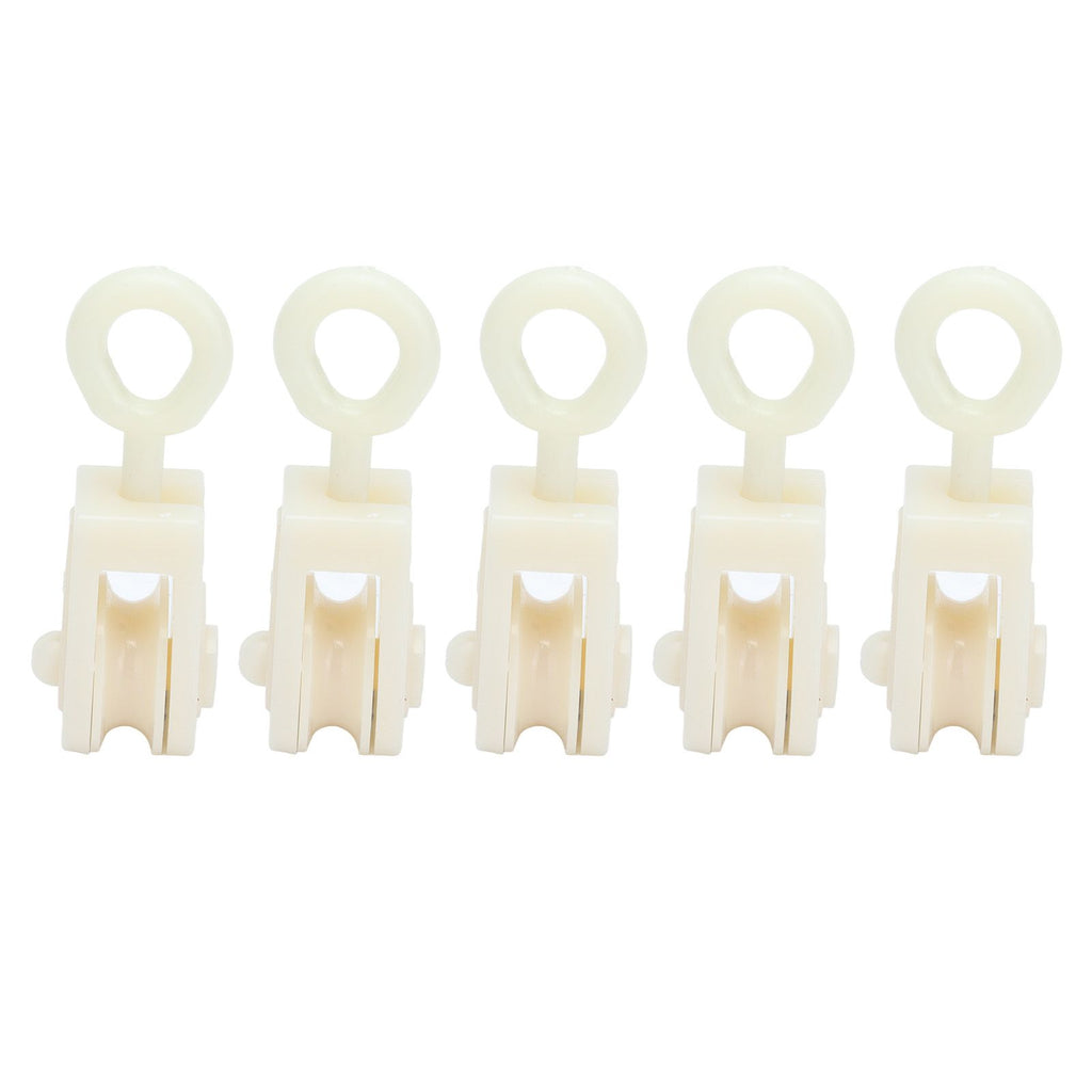 25pcs Livestock Fixed Pulley Plastic Greenhouse Pulley Accessories for Most Chicken Houses Farm