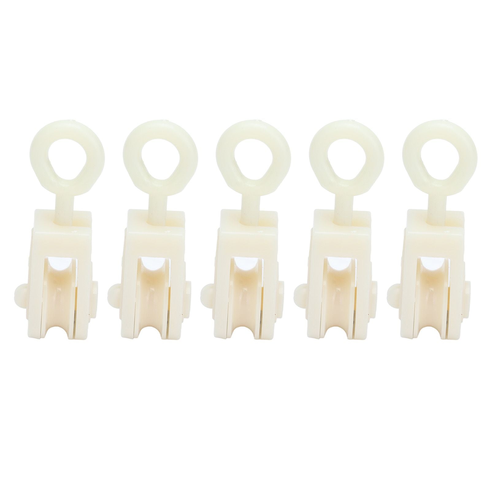 25pcs Livestock Fixed Pulley Plastic Greenhouse Pulley Accessories for Most Chicken Houses Farm