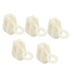25pcs Livestock Fixed Pulley Plastic Greenhouse Pulley Accessories for Most Chicken Houses Farm