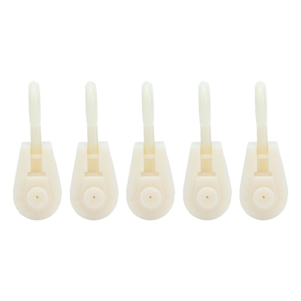 25pcs Livestock Fixed Pulley Plastic Greenhouse Pulley Accessories for Most Chicken Houses Farm