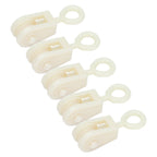 25pcs Livestock Fixed Pulley Plastic Greenhouse Pulley Accessories for Most Chicken Houses Farm