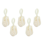 25pcs Livestock Fixed Pulley Plastic Greenhouse Pulley Accessories for Most Chicken Houses Farm