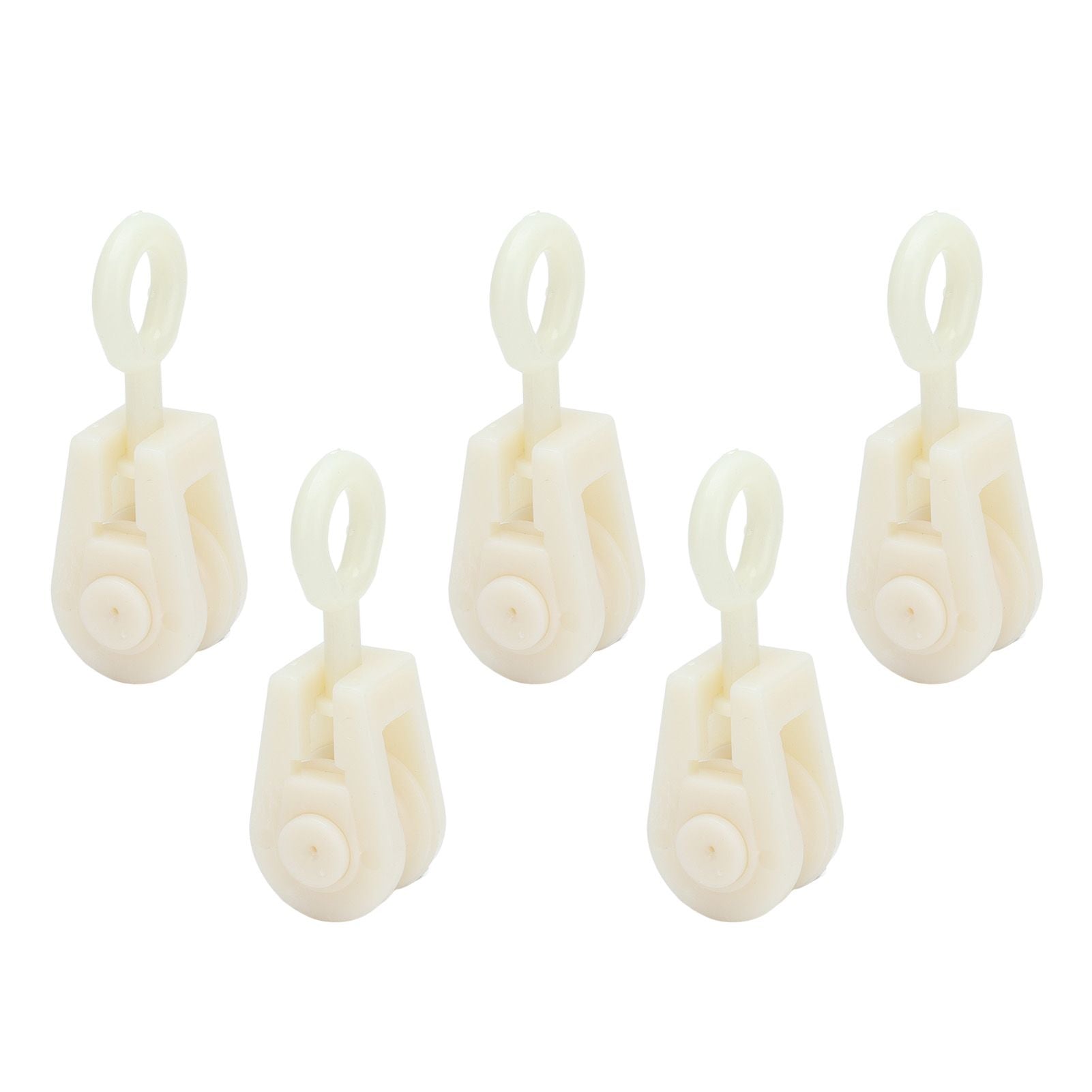 25pcs Livestock Fixed Pulley Plastic Greenhouse Pulley Accessories for Most Chicken Houses Farm
