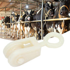 25pcs Livestock Fixed Pulley Plastic Greenhouse Pulley Accessories for Most Chicken Houses Farm