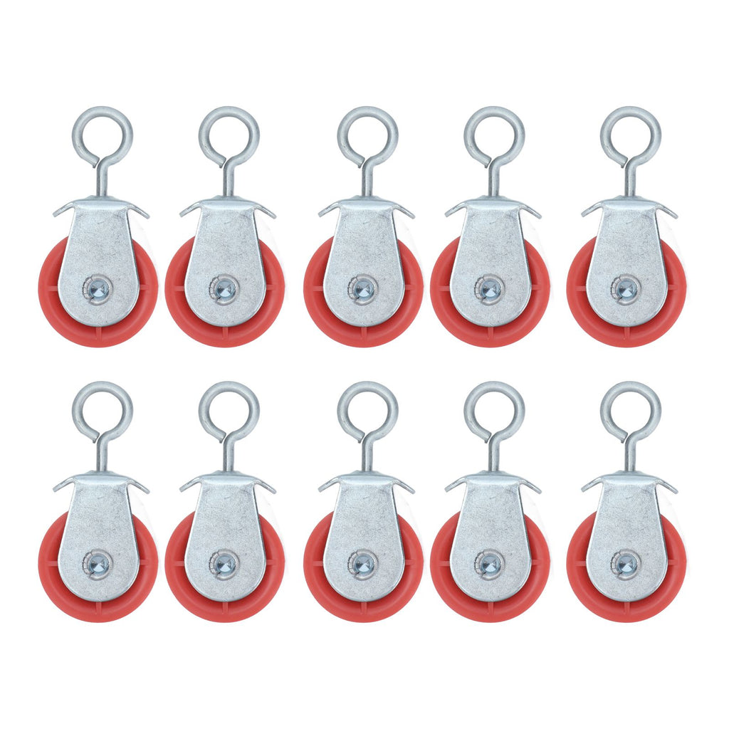 10pcs Waterline Fixed Pulley Medium Metal Automatic Poultry Products for Livestock Farm Chicken House