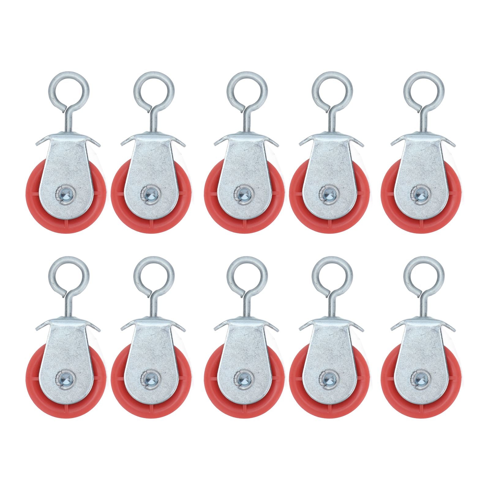 10pcs Waterline Fixed Pulley Medium Metal Automatic Poultry Products for Livestock Farm Chicken House