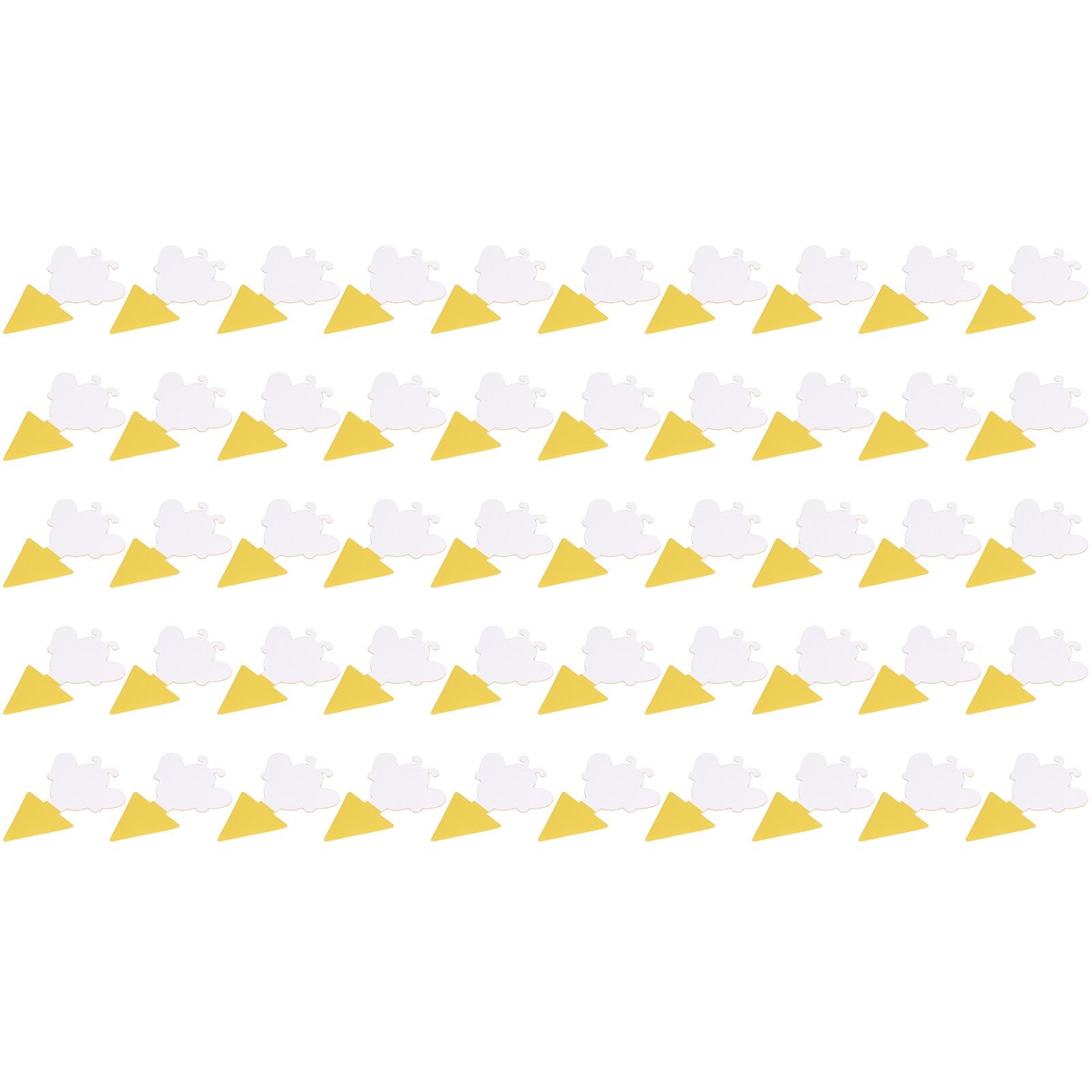 50Pcs Fungus Gnat Killer Effectively Catch Insects Strong Stickiness Easy to Use Insect Catching Board for GreenhouseBee