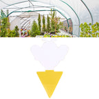 50Pcs Fungus Gnat Killer Effectively Catch Insects Strong Stickiness Easy to Use Insect Catching Board for GreenhouseBee