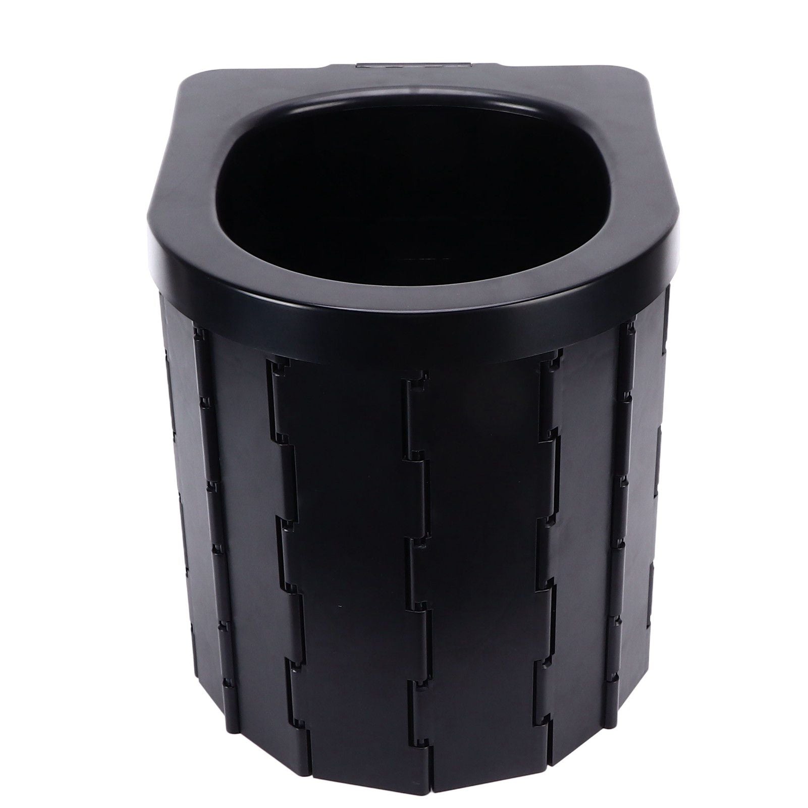 Car Folding Toilet 300 Catties Bearing Capacity Foldable Portable Comfortable Height Porta Potty for Camping TravellingOval