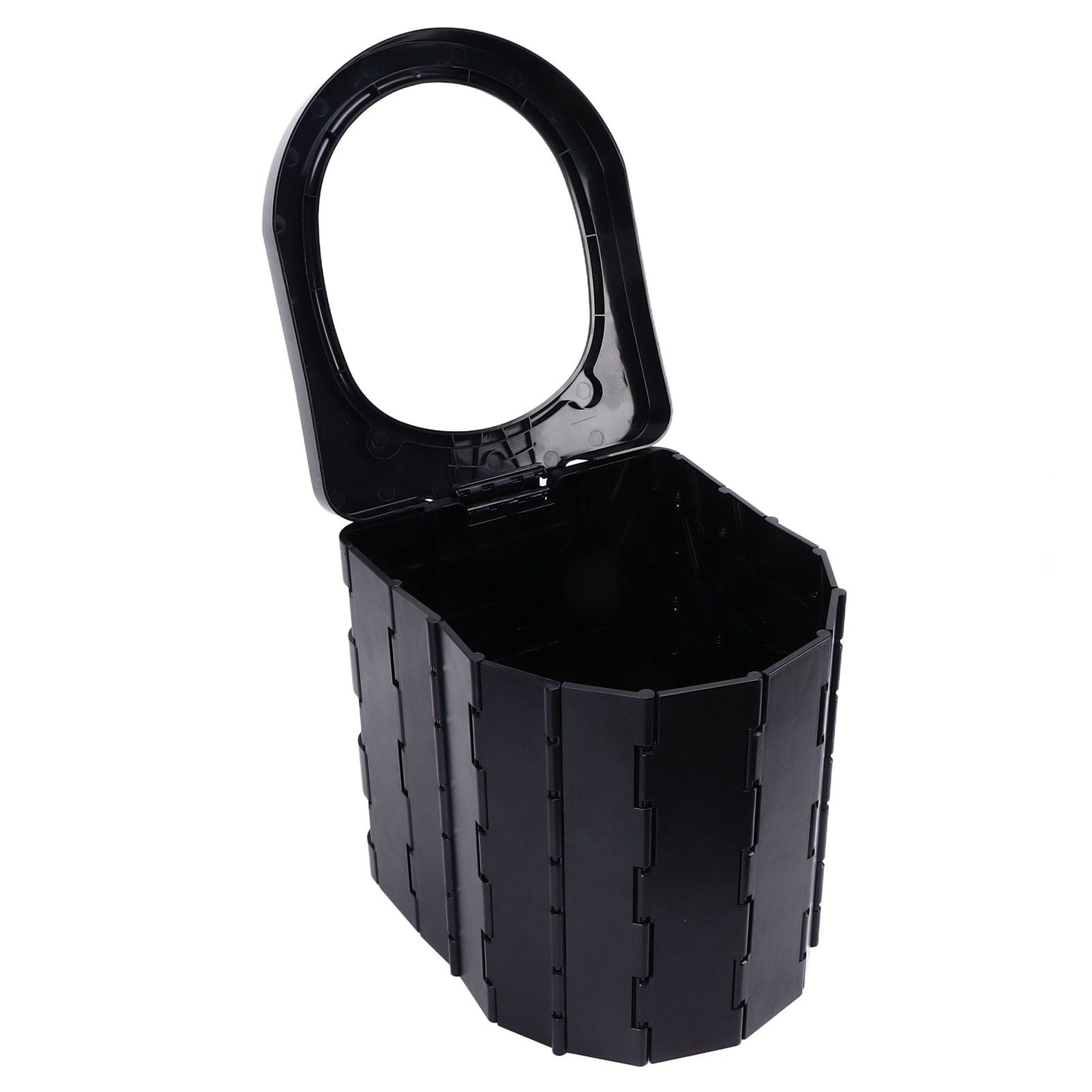 Car Folding Toilet 300 Catties Bearing Capacity Foldable Portable Comfortable Height Porta Potty for Camping TravellingOval