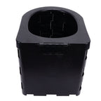 Car Folding Toilet 300 Catties Bearing Capacity Foldable Portable Comfortable Height Porta Potty for Camping TravellingOval