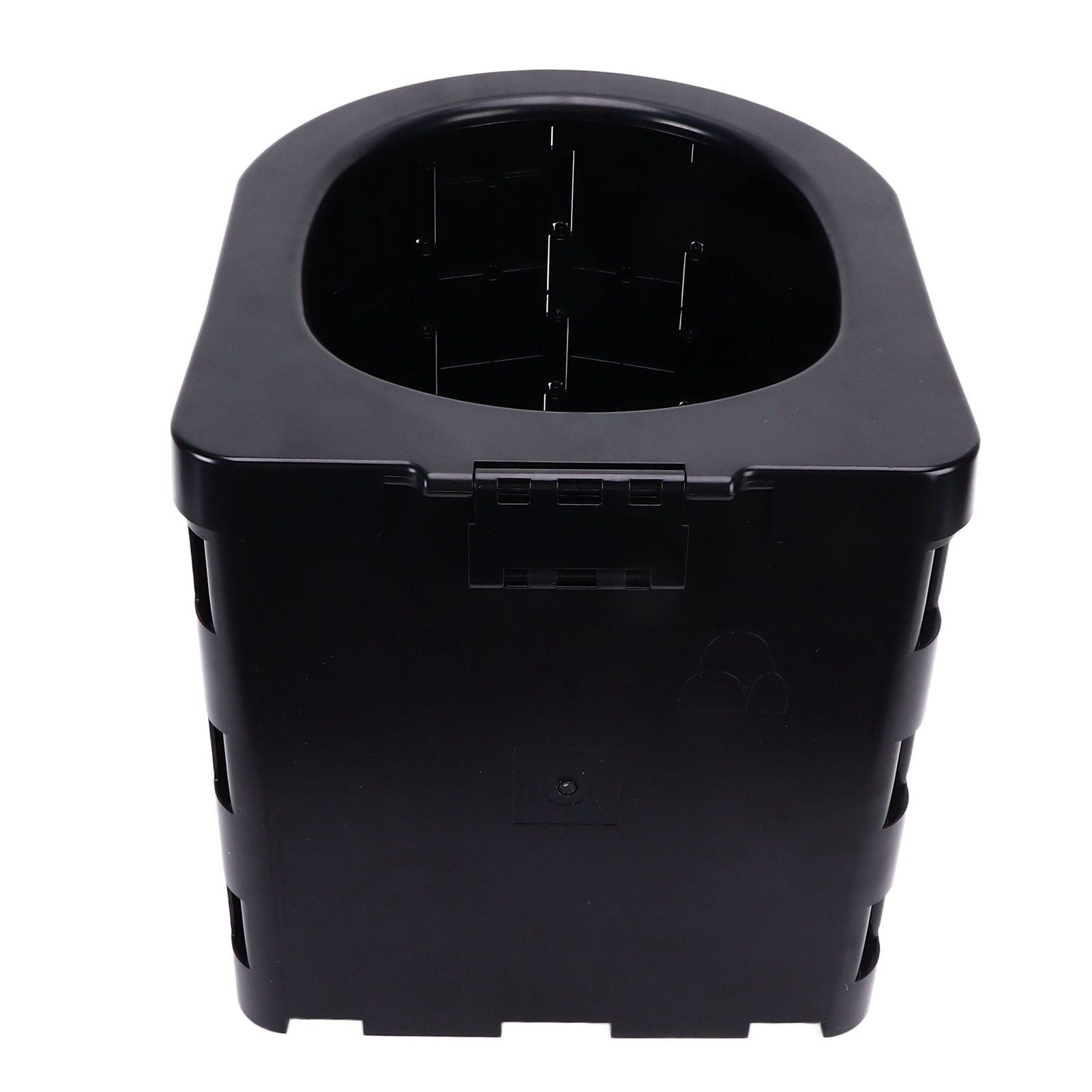Car Folding Toilet 300 Catties Bearing Capacity Foldable Portable Comfortable Height Porta Potty for Camping TravellingOval