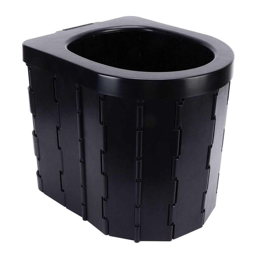 Car Folding Toilet 300 Catties Bearing Capacity Foldable Portable Comfortable Height Porta Potty for Camping TravellingOval