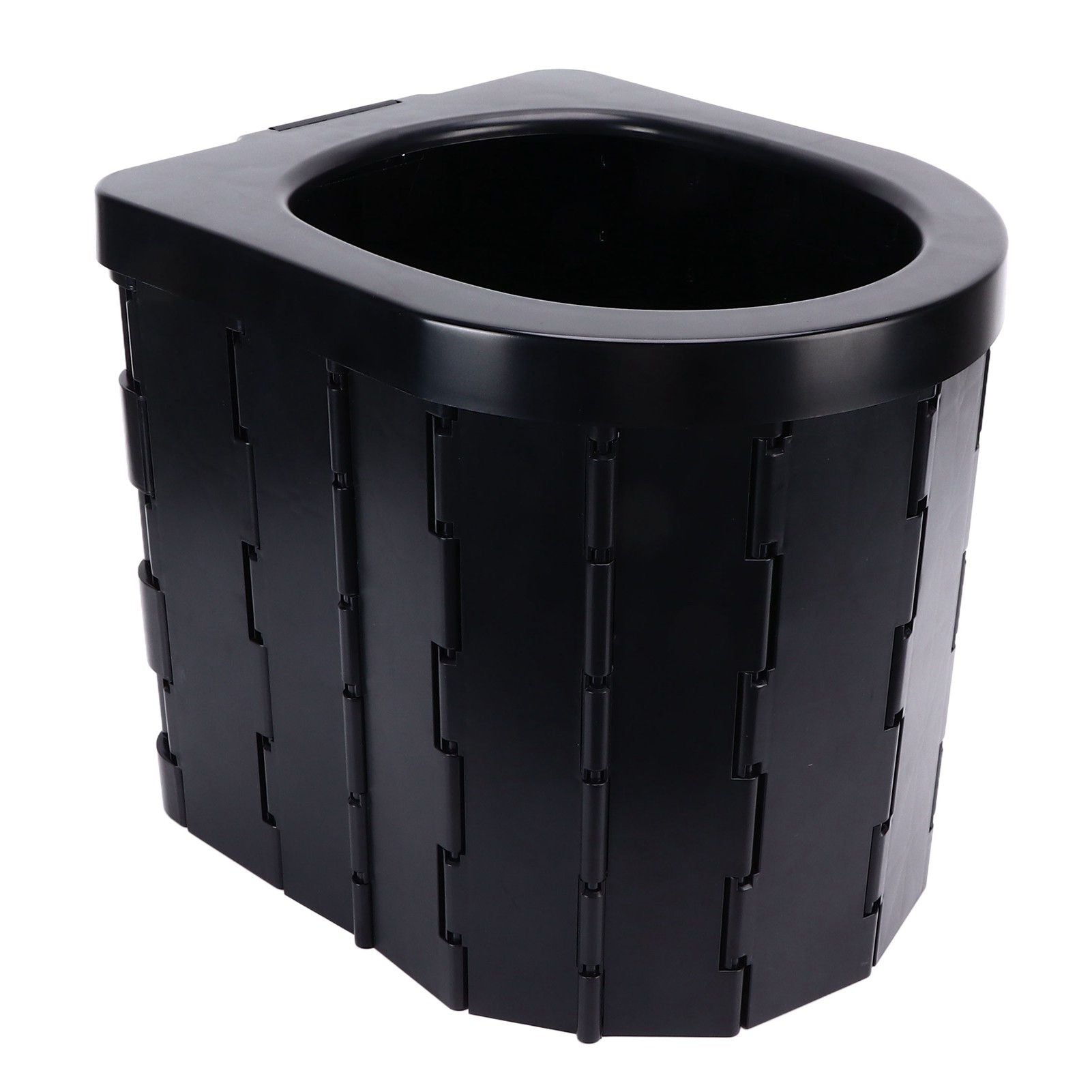 Car Folding Toilet 300 Catties Bearing Capacity Foldable Portable Comfortable Height Porta Potty for Camping TravellingOval