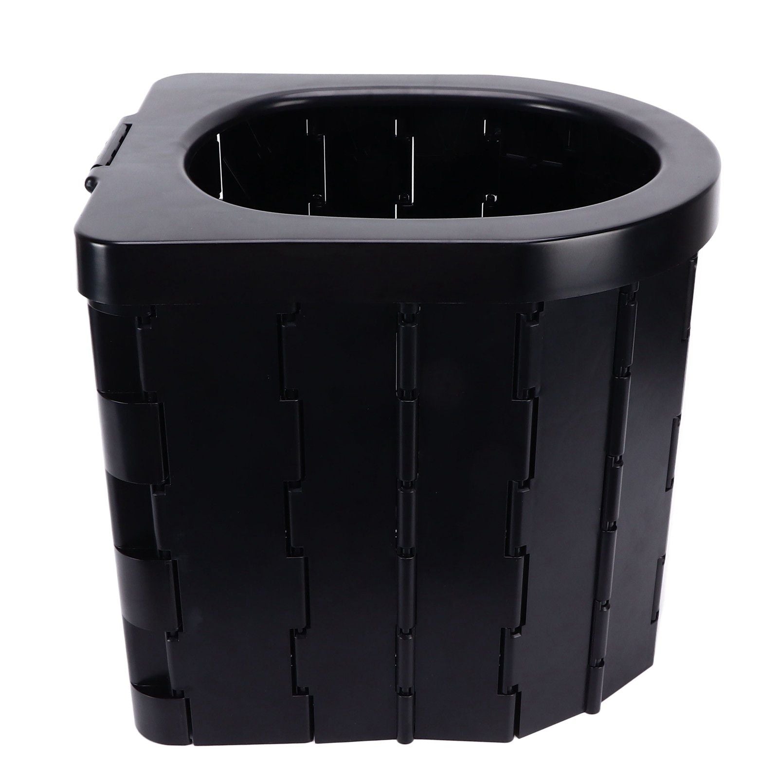 Car Folding Toilet 300 Catties Bearing Capacity Foldable Portable Comfortable Height Porta Potty for Camping TravellingOval