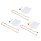 3Sets Saliva Sampling Rope Strong Practicability Complete Tools Soft Cotton Rope Swine Fever Detection Tool for Pigs