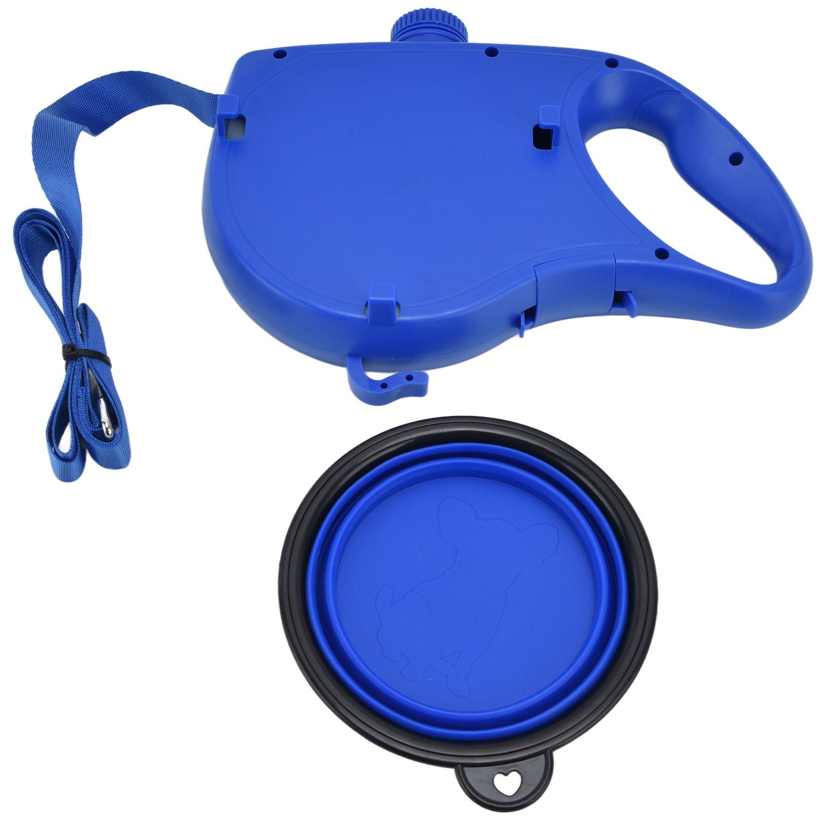 Pet Leash Multifunction Hollow Inside Multicolor Optional Lightweight Portable Small Dog LeashBlue
