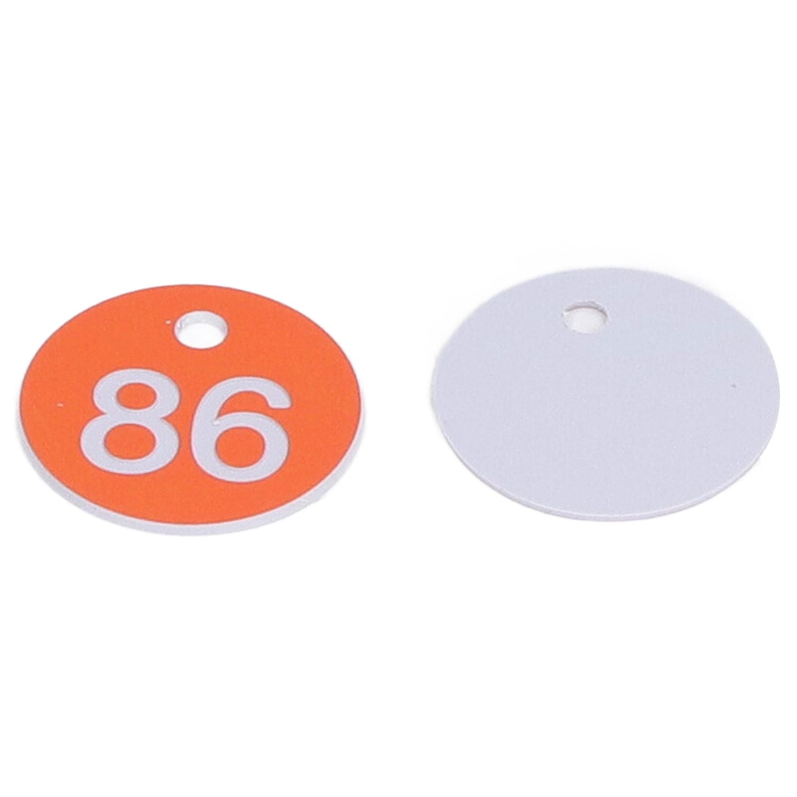 50Pcs Numbered Label Round Simple Beautiful Beehive Tag Breeding Supplies for Beekeeping Animal HusbandryNumbers 51 to 100 Orange