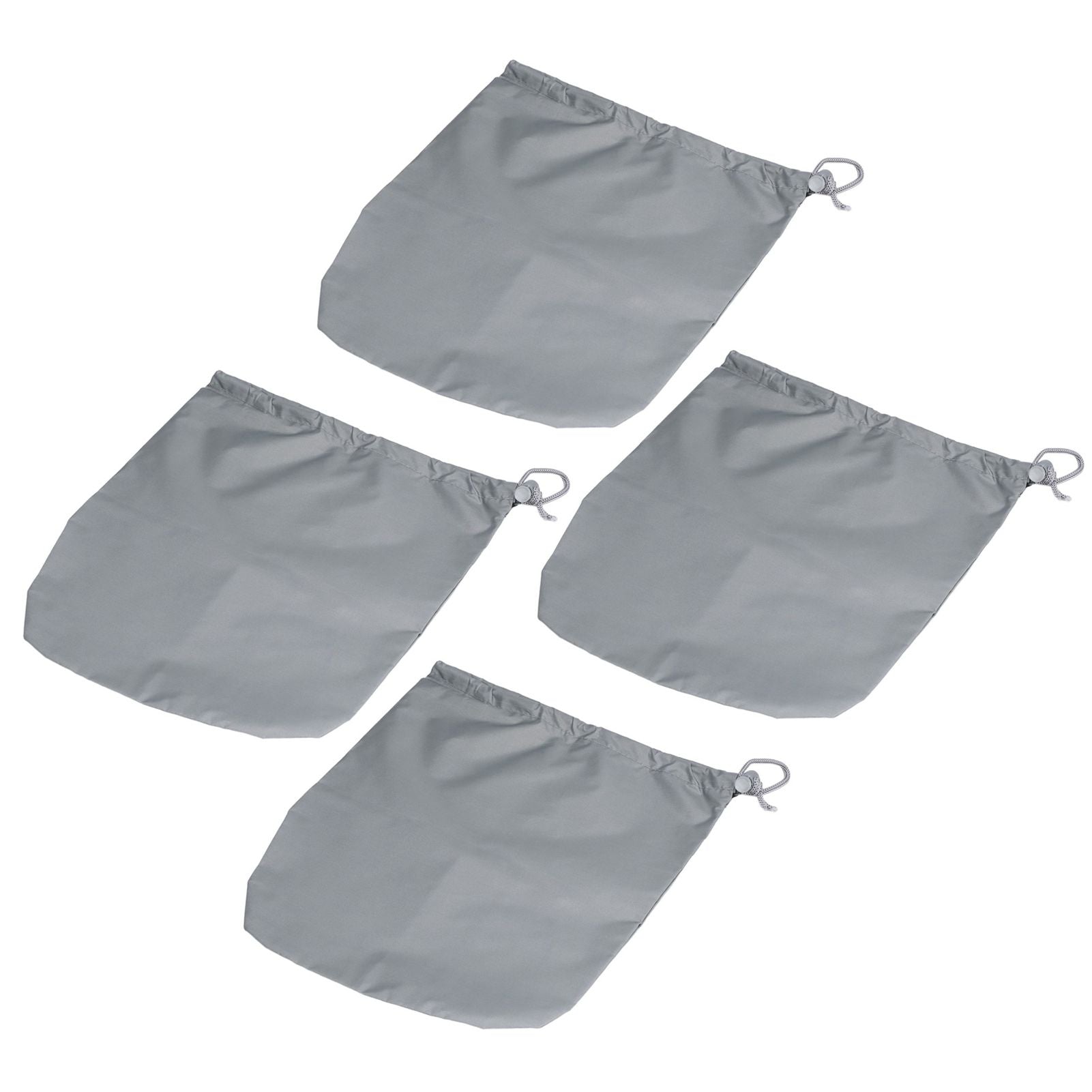 4PCS Car Rearview Mirror Protective Cover 190T Polyester Taffeta Faucet Frost Guard CoverGrey