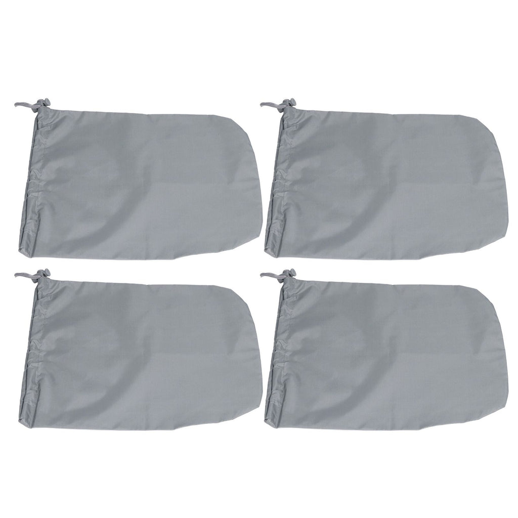 4PCS Car Rearview Mirror Protective Cover 190T Polyester Taffeta Faucet Frost Guard CoverGrey