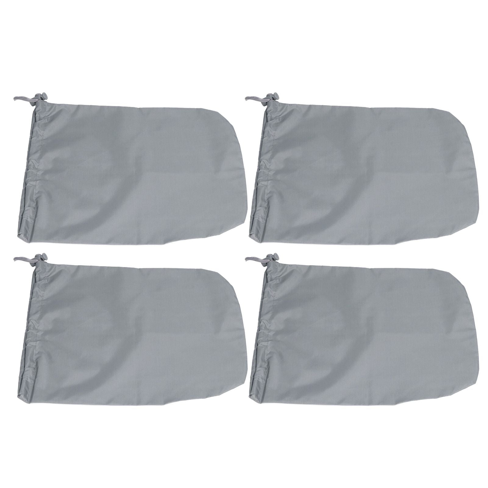 4PCS Car Rearview Mirror Protective Cover 190T Polyester Taffeta Faucet Frost Guard CoverGrey