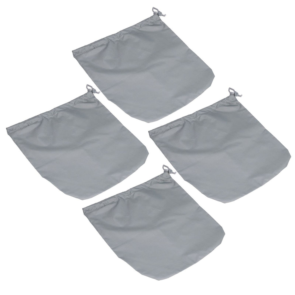 4PCS Car Rearview Mirror Protective Cover 190T Polyester Taffeta Faucet Frost Guard CoverGrey