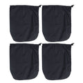 4PCS Car Rearview Mirror Protective Cover 190T Polyester Taffeta Faucet Frost Guard CoverBlack