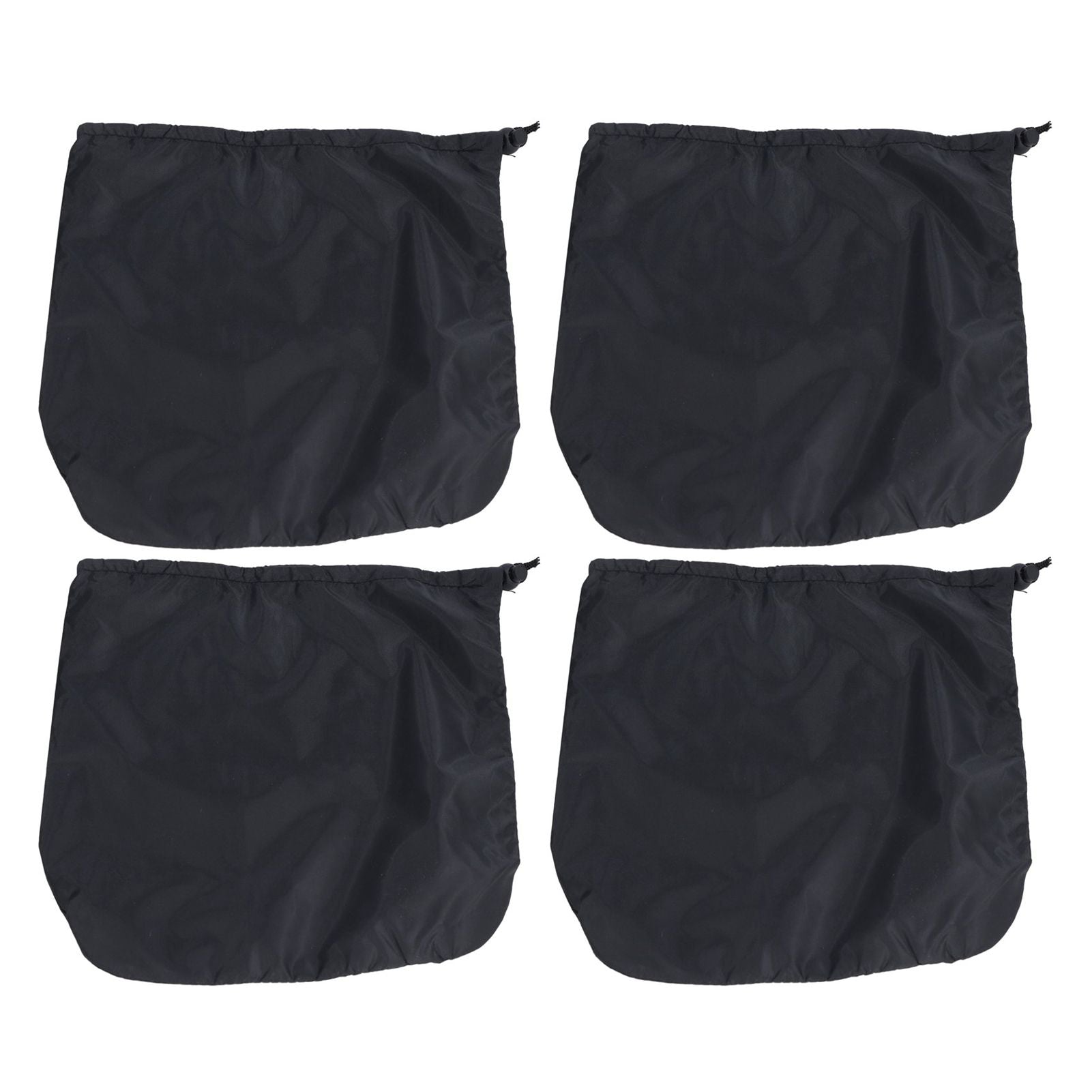 4PCS Car Rearview Mirror Protective Cover 190T Polyester Taffeta Faucet Frost Guard CoverBlack