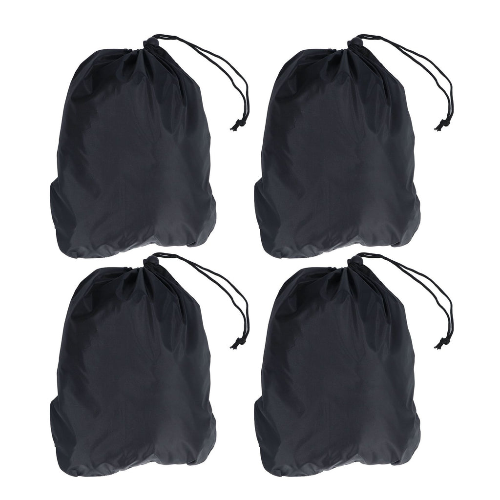 4PCS Car Rearview Mirror Protective Cover 190T Polyester Taffeta Faucet Frost Guard CoverBlack