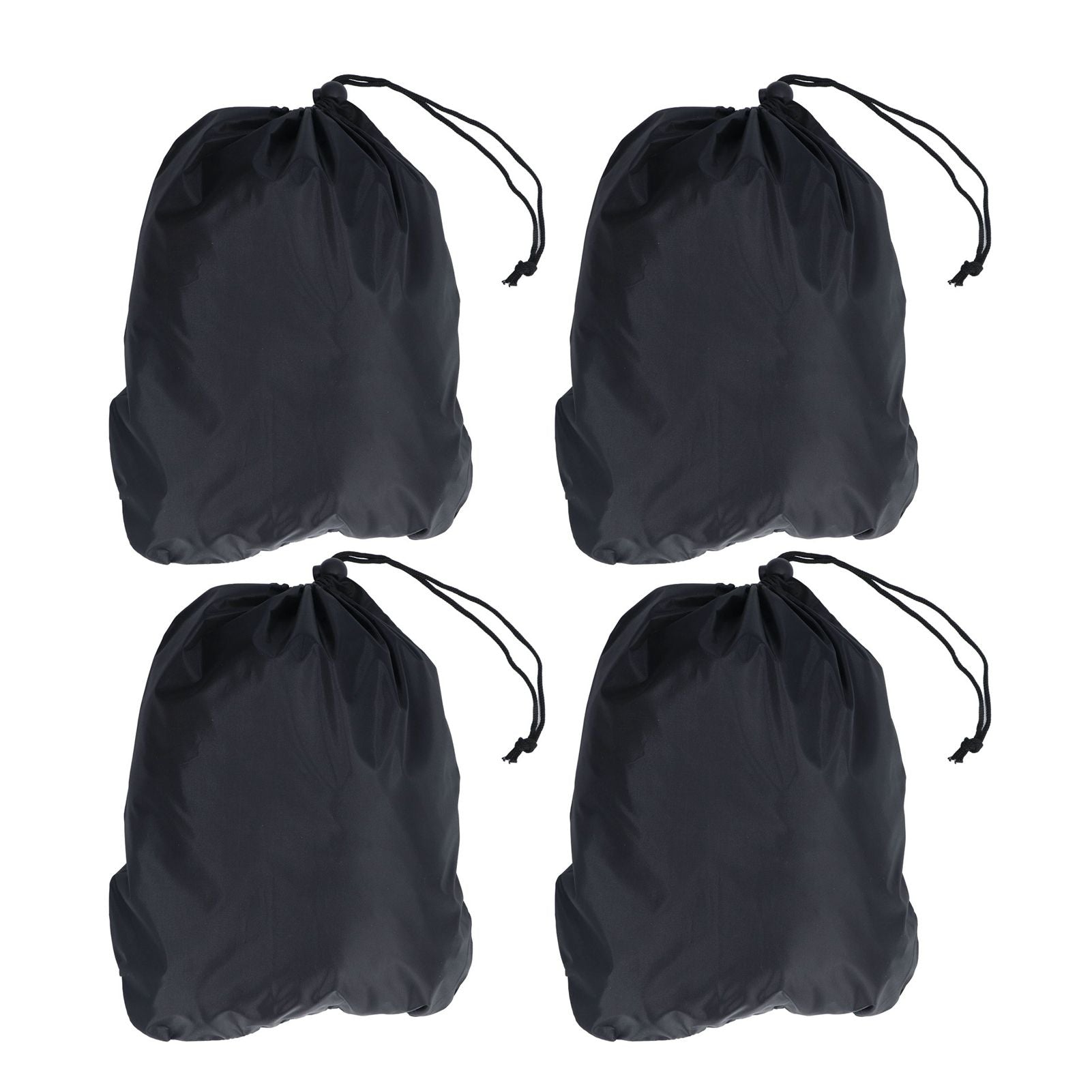 4PCS Car Rearview Mirror Protective Cover 190T Polyester Taffeta Faucet Frost Guard CoverBlack