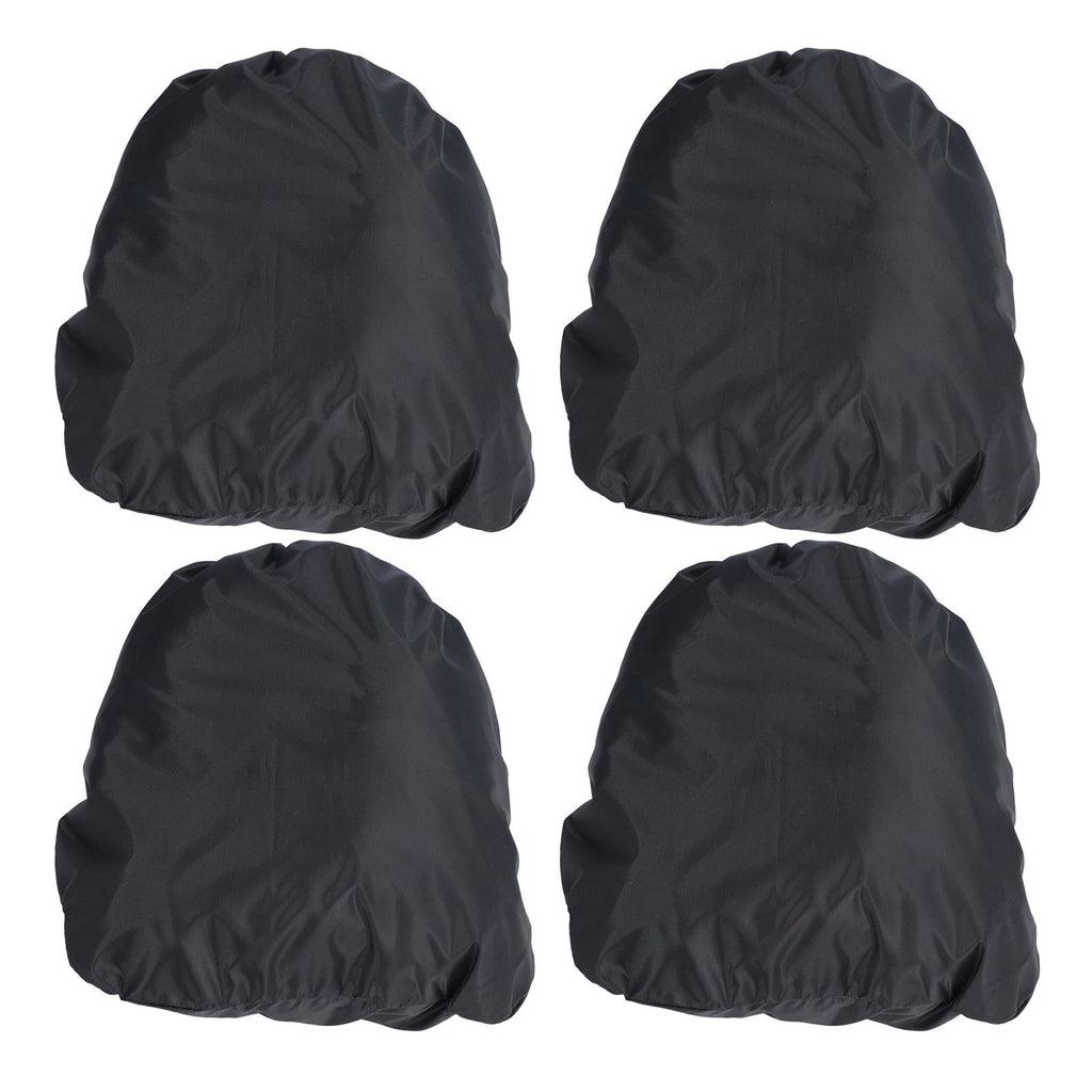 4PCS Car Rearview Mirror Protective Cover 190T Polyester Taffeta Faucet Frost Guard CoverBlack