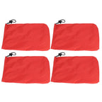 4PCS Car Rearview Mirror Protective Cover 190T Polyester Taffeta Faucet Frost Guard CoverRed