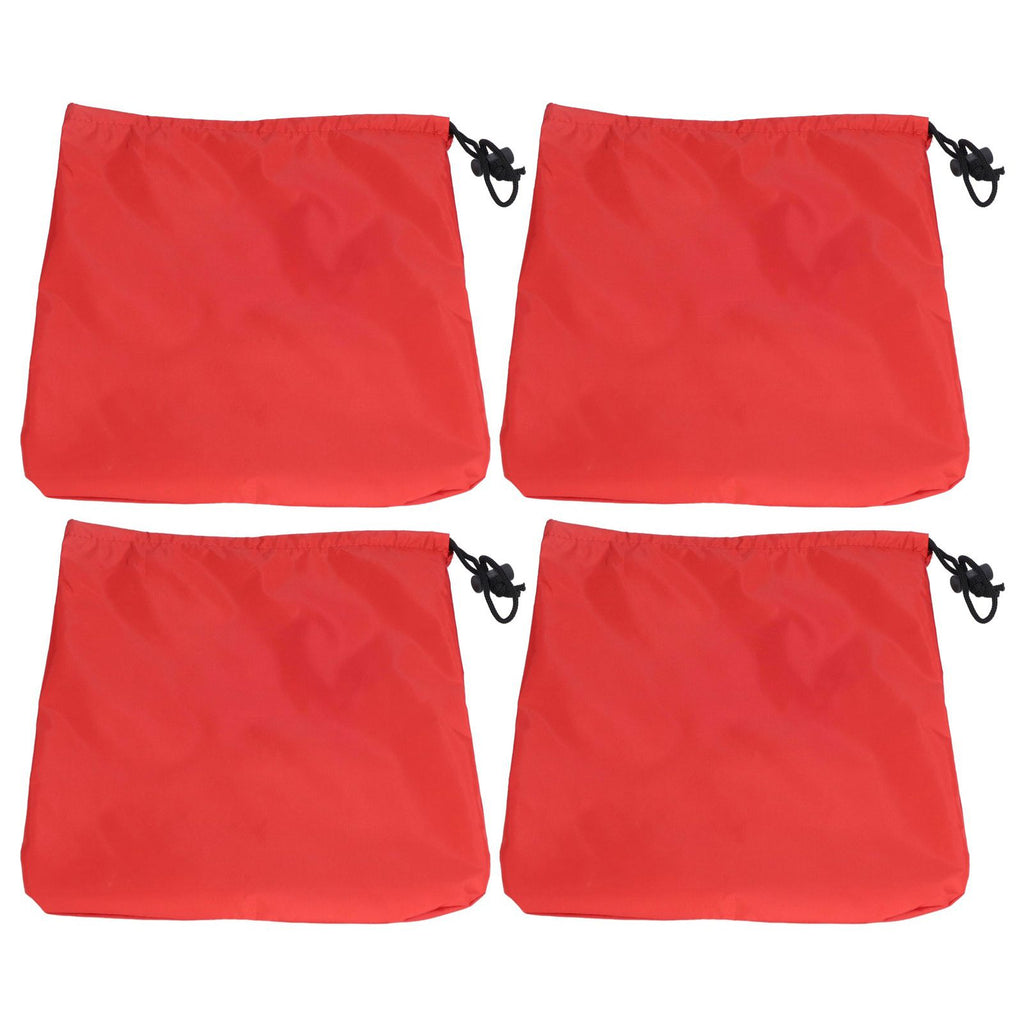4PCS Car Rearview Mirror Protective Cover 190T Polyester Taffeta Faucet Frost Guard CoverRed