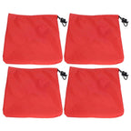 4PCS Car Rearview Mirror Protective Cover 190T Polyester Taffeta Faucet Frost Guard CoverRed