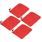 4PCS Car Rearview Mirror Protective Cover 190T Polyester Taffeta Faucet Frost Guard CoverRed