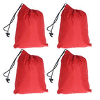 4PCS Car Rearview Mirror Protective Cover 190T Polyester Taffeta Faucet Frost Guard CoverRed