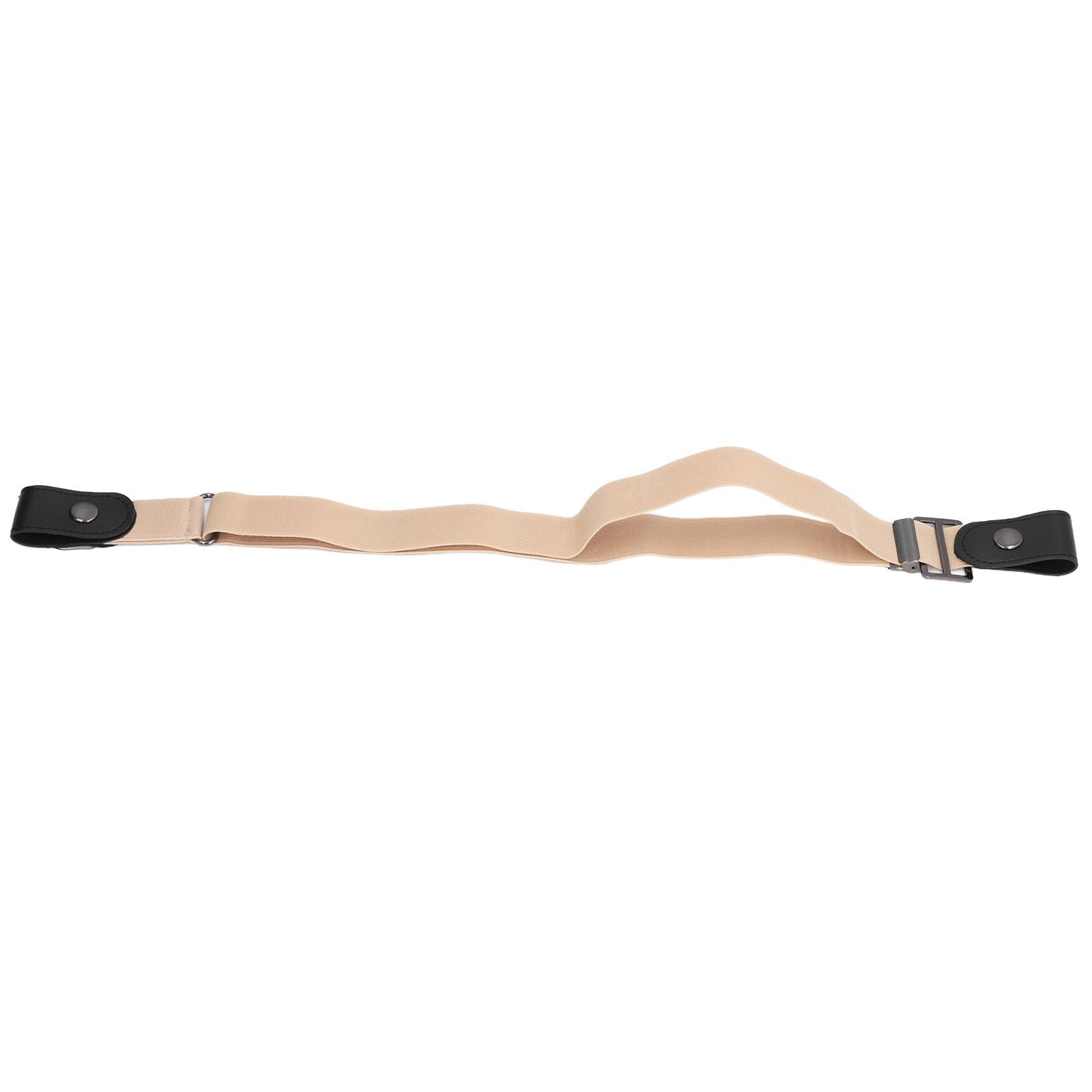 Buckle Free Stretch Belt Adjustable Japanese Lazy Invisible Traceless Belts for WomenKhaki