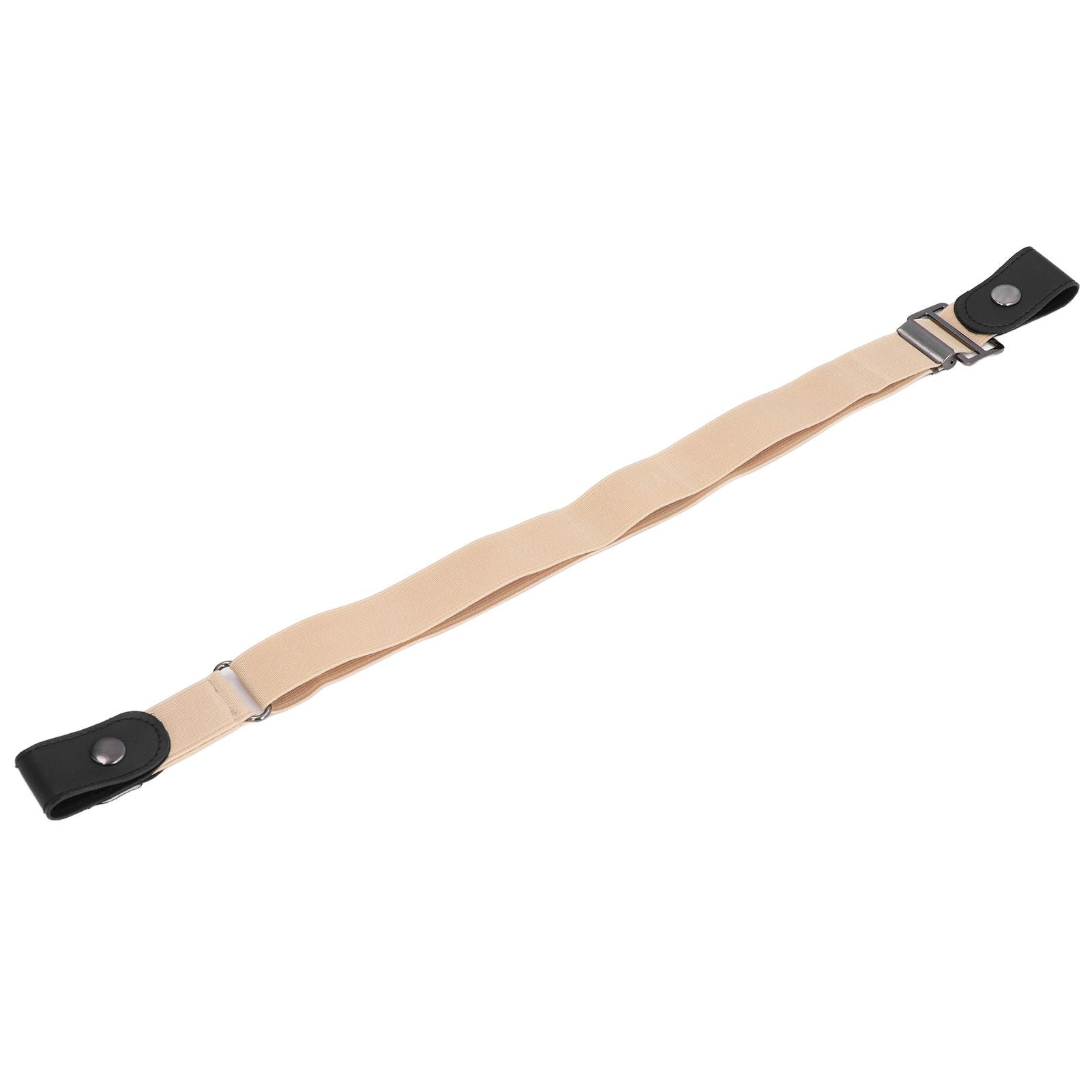 Buckle Free Stretch Belt Adjustable Japanese Lazy Invisible Traceless Belts for WomenKhaki