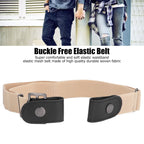 Buckle Free Stretch Belt Adjustable Japanese Lazy Invisible Traceless Belts for WomenKhaki